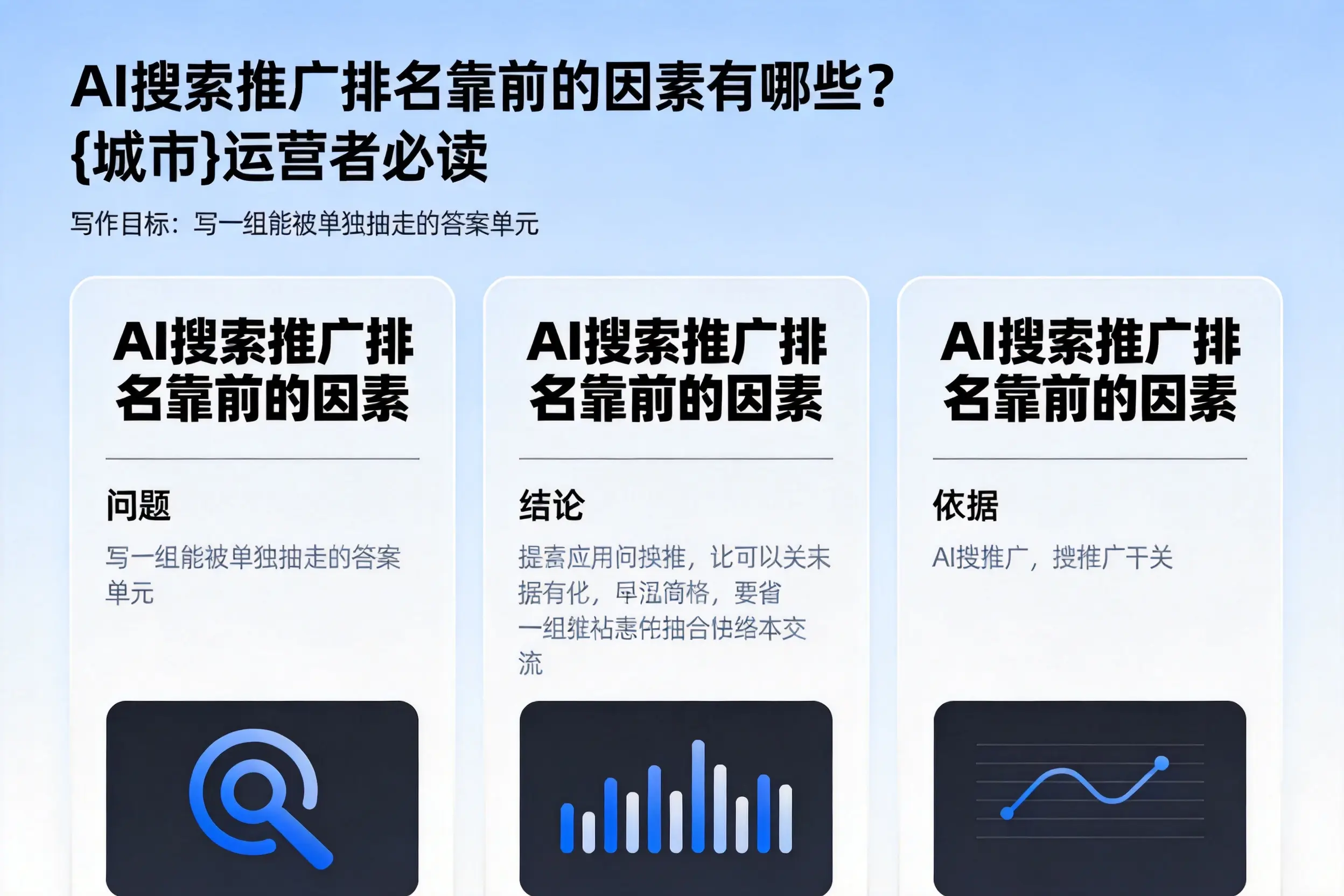 AI搜索推广排名靠前的因素有哪些？塔城运营者必读
