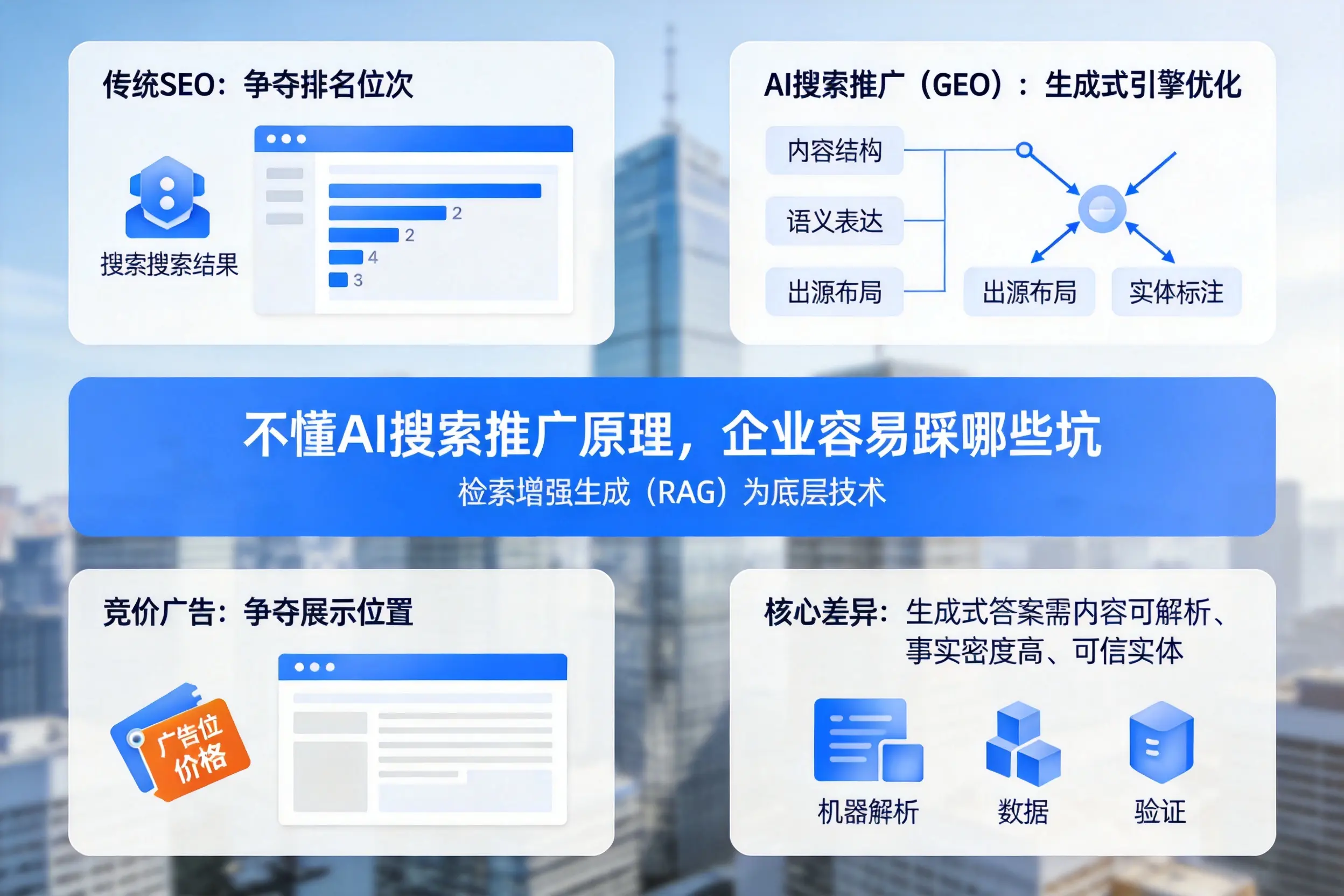 不懂AI搜索推广原理,塔城企业容易踩哪些坑