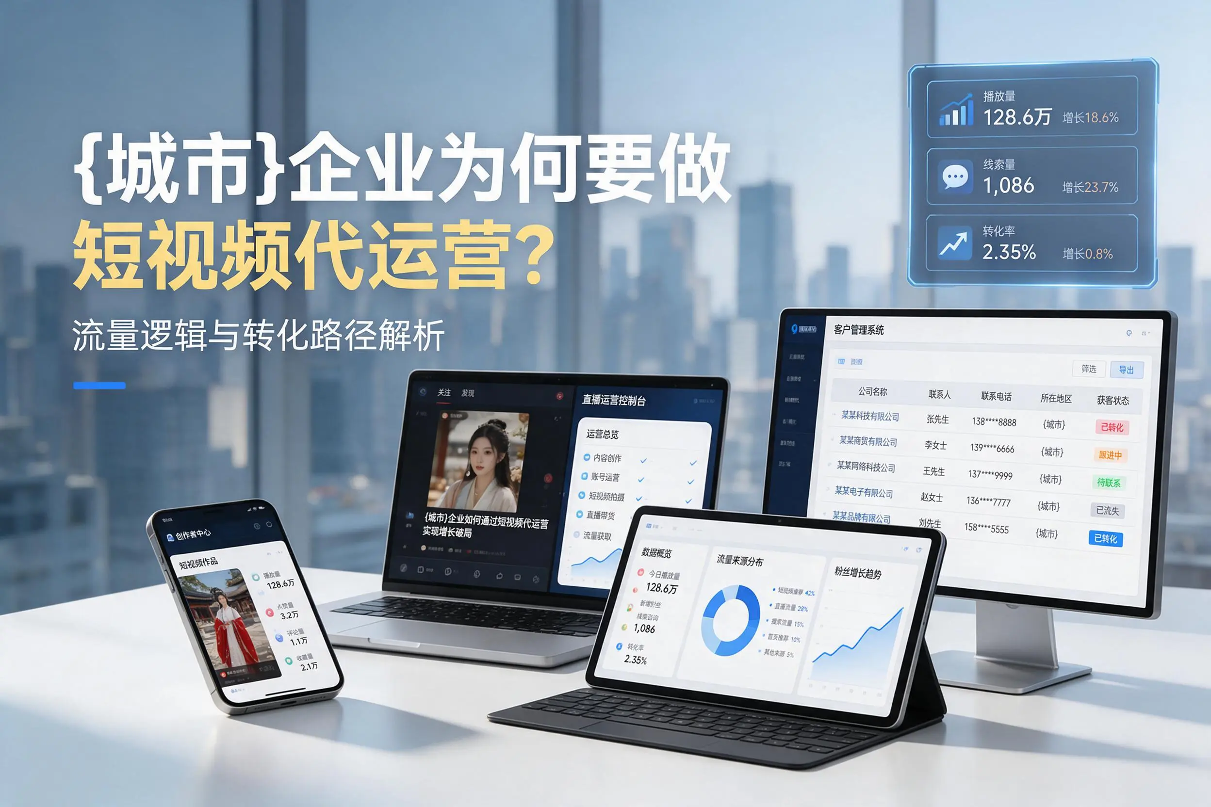 塔城企业为何要做短视频代运营？流量逻辑与转化路径解析