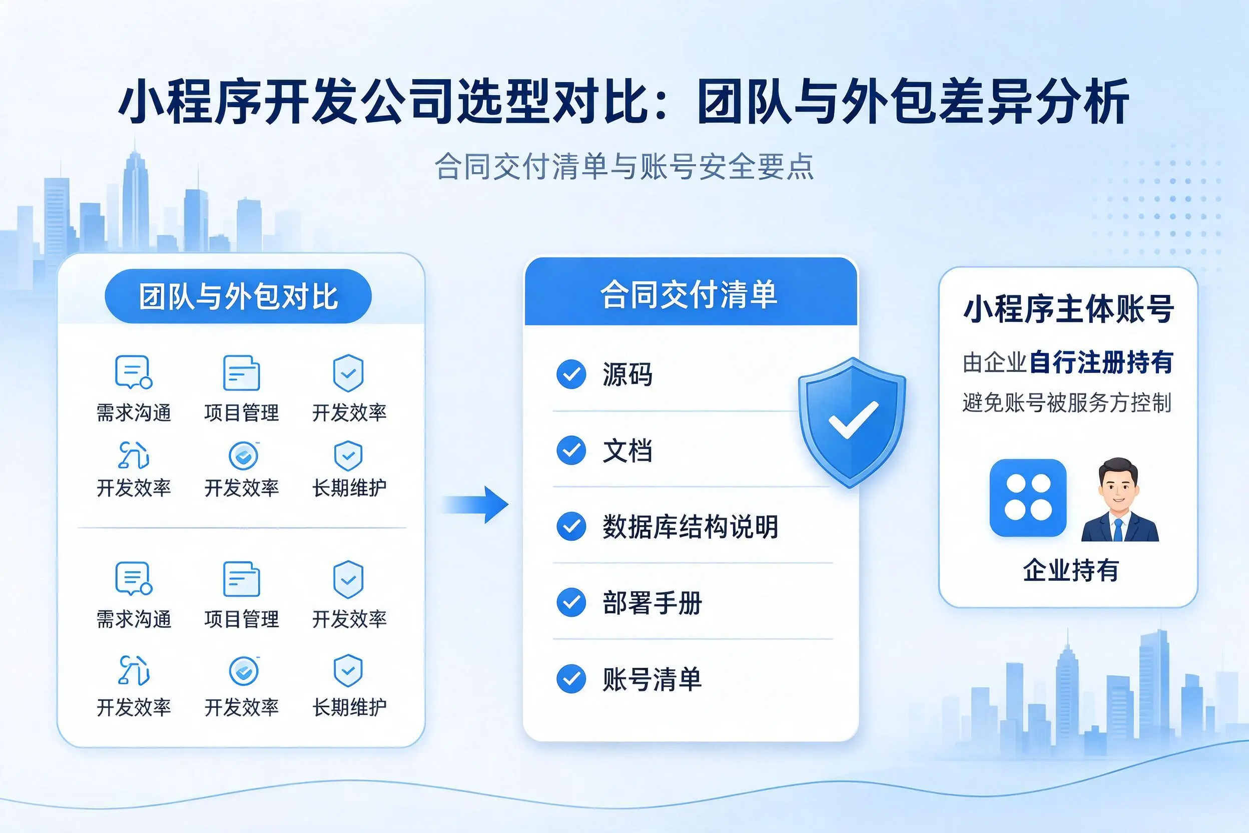 塔城小程序开发公司选型对比:团队与外包差异分析