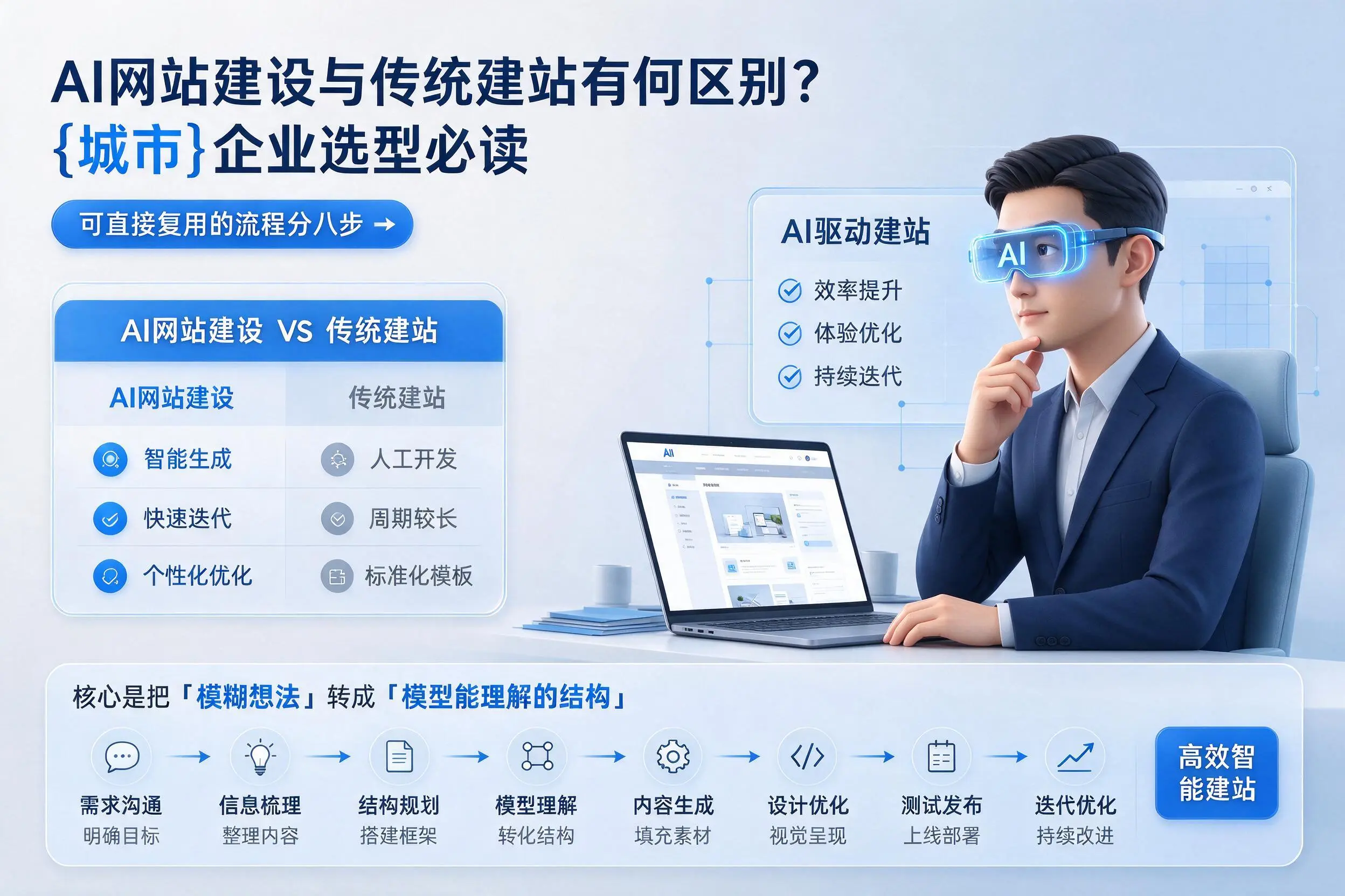 AI网站建设与传统建站有何区别？塔城企业选型必读