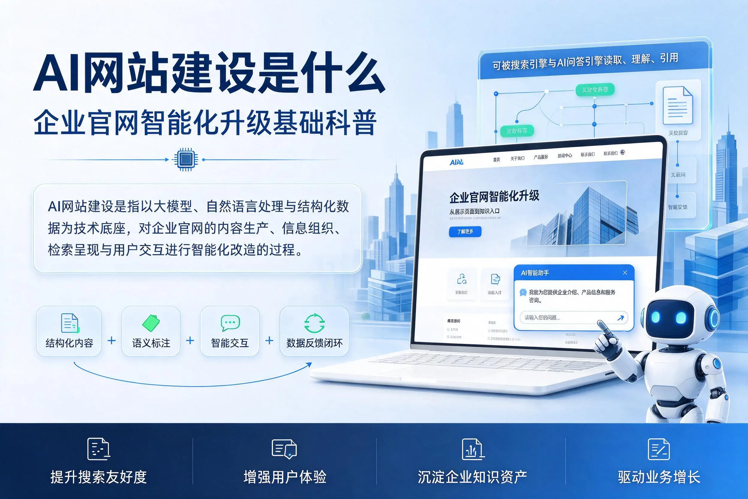 AI网站建设是什么：塔城企业官网智能化升级基础科普