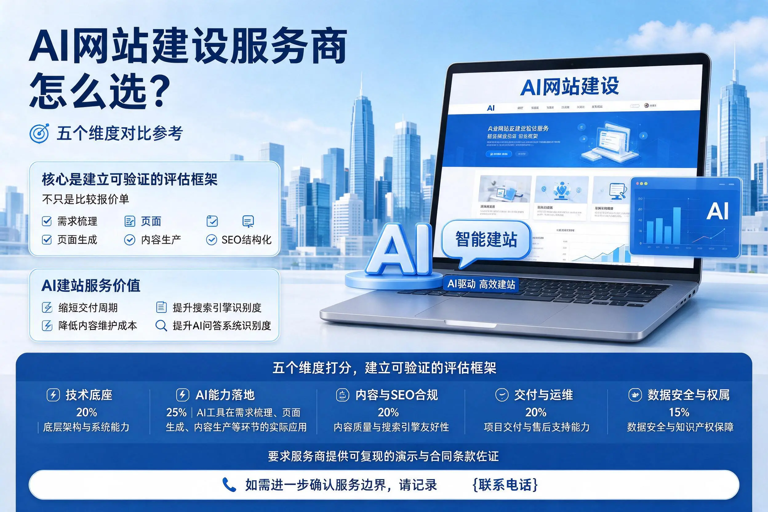 塔城AI网站建设服务商怎么选?五个维度对比参考