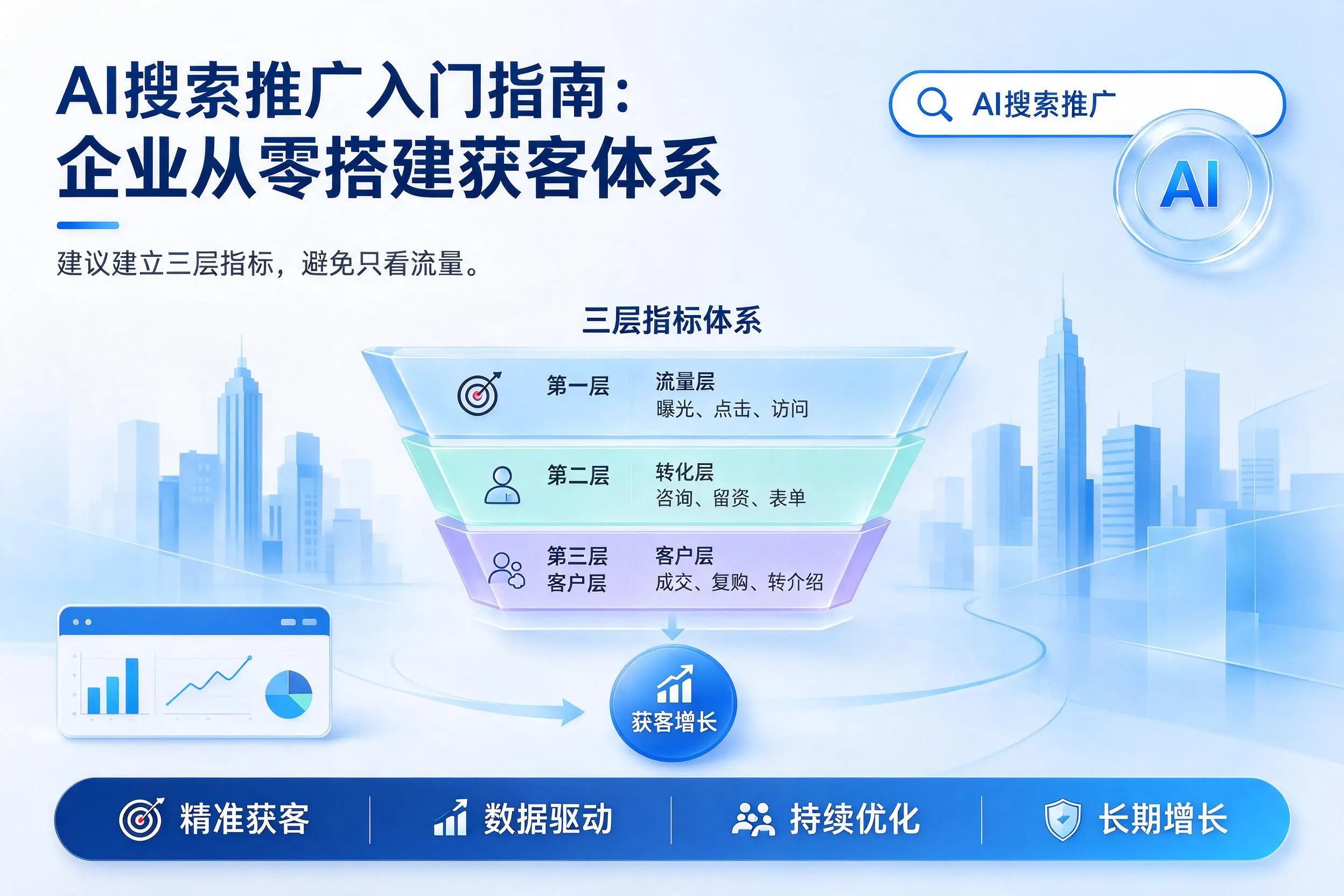 AI搜索推广入门指南:塔城企业从零搭建获客体系