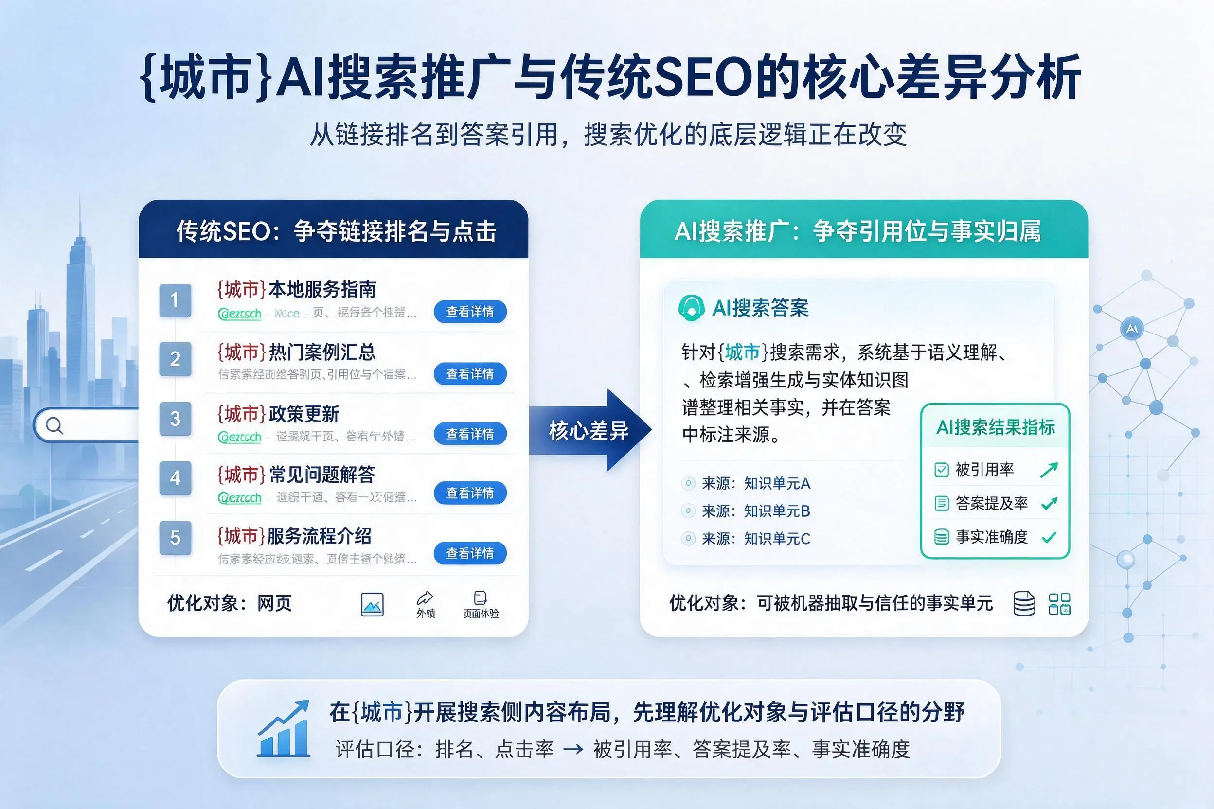 塔城AI搜索推广与传统SEO的核心差异分析